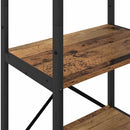 vidaXL Könyvespolc Öreg fa 56 x 34 x 171 cm Faanyag