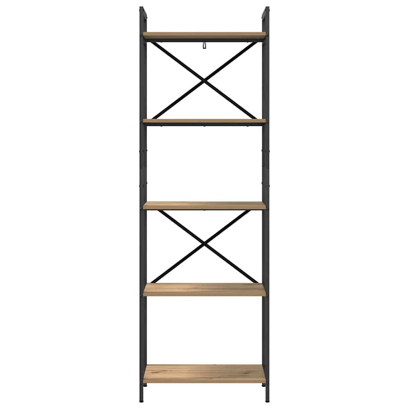 vidaXL Könyvespolc Artisan tölgy 56 x 34 x 171 cm Faanyag