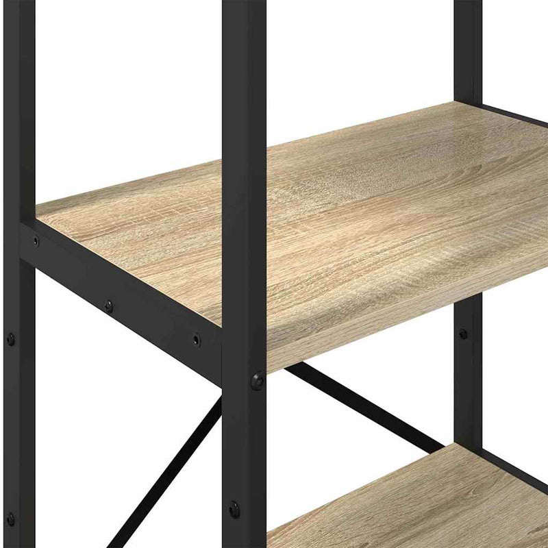 vidaXL Könyvespolc Sonoma tölgy 56 x 34 x 133,5 cm Faanyag