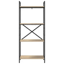 vidaXL Könyvespolc Sonoma tölgy 56 x 34 x 133,5 cm Faanyag