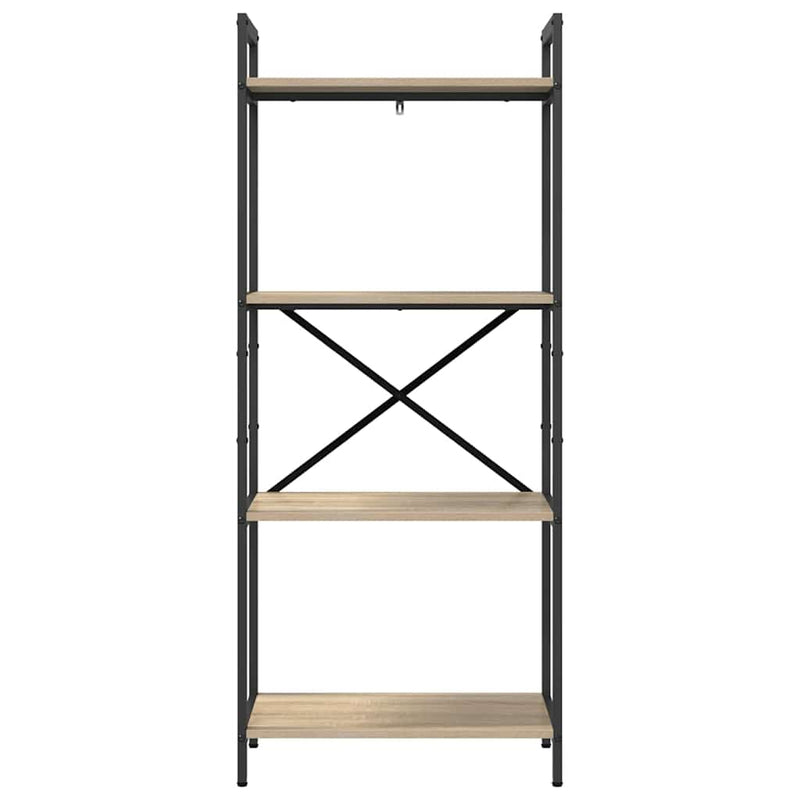 vidaXL Könyvespolc Sonoma tölgy 56 x 34 x 133,5 cm Faanyag