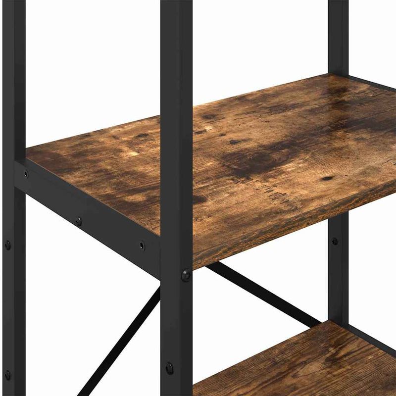 vidaXL Könyvespolc Füstölt tölgy 56 x 34 x 133,5 cm Faanyag