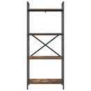 vidaXL Könyvespolc Füstölt tölgy 56 x 34 x 133,5 cm Faanyag