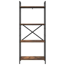 vidaXL Könyvespolc Füstölt tölgy 56 x 34 x 133,5 cm Faanyag