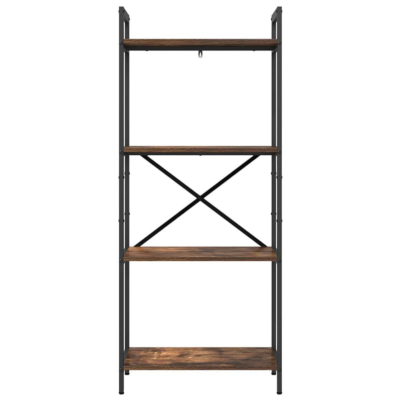 vidaXL Könyvespolc Füstölt tölgy 56 x 34 x 133,5 cm Faanyag