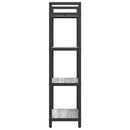 vidaXL Könyvespolc Szürke Sonoma 56 x 34 x 133,5 cm Faanyag