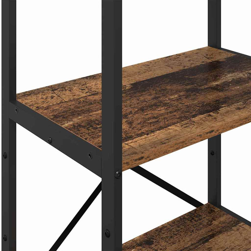 vidaXL Könyvespolc Öreg fa 56 x 34 x 133,5 cm Faanyag