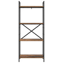 vidaXL Könyvespolc Öreg fa 56 x 34 x 133,5 cm Faanyag