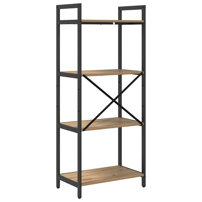 vidaXL Könyvespolc Artisan tölgy 56 x 34 x 133,5 cm Faanyag