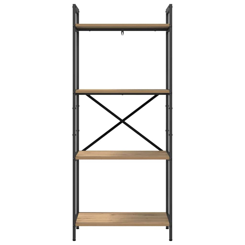 vidaXL Könyvespolc Artisan tölgy 56 x 34 x 133,5 cm Faanyag