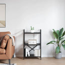 vidaXL Könyvespolc Fekete tölgy 56 x 34 x 96 cm Faanyag