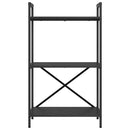 vidaXL Könyvespolc Fekete tölgy 56 x 34 x 96 cm Faanyag