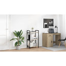 vidaXL Könyvespolc Sonoma tölgy 56 x 34 x 96 cm Faanyag