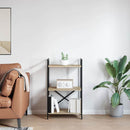 vidaXL Könyvespolc Sonoma tölgy 56 x 34 x 96 cm Faanyag