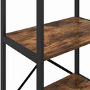 vidaXL Könyvespolc Füstölt tölgy 56 x 34 x 96 cm Faanyag