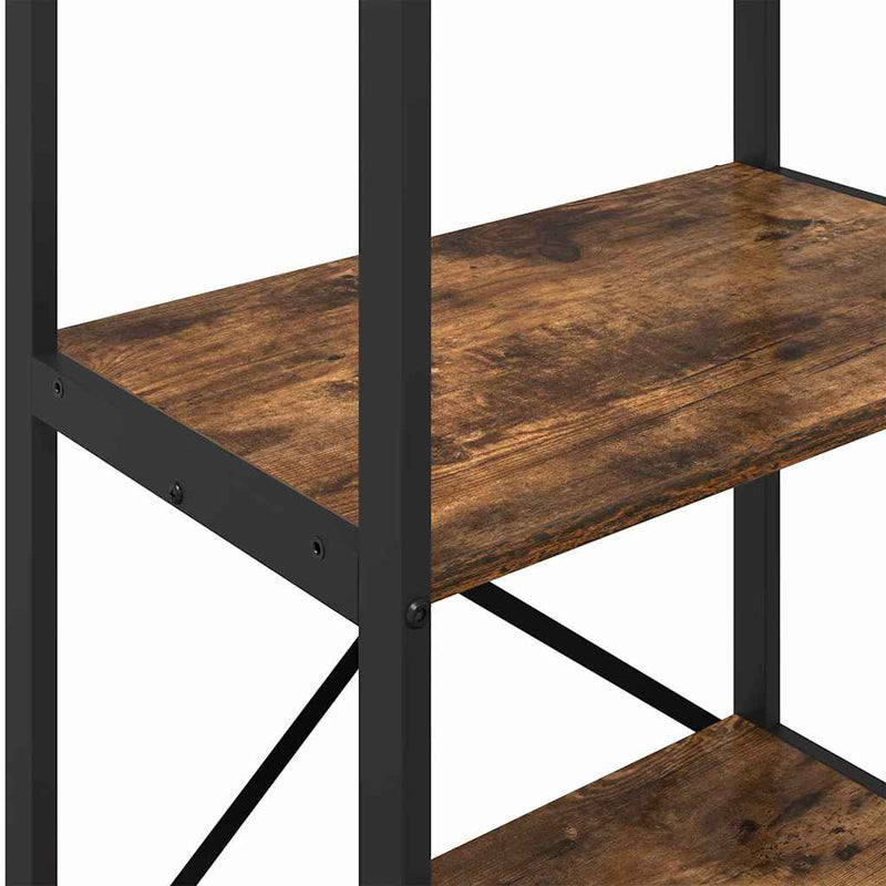 vidaXL Könyvespolc Füstölt tölgy 56 x 34 x 96 cm Faanyag