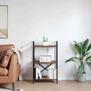 vidaXL Könyvespolc Füstölt tölgy 56 x 34 x 96 cm Faanyag