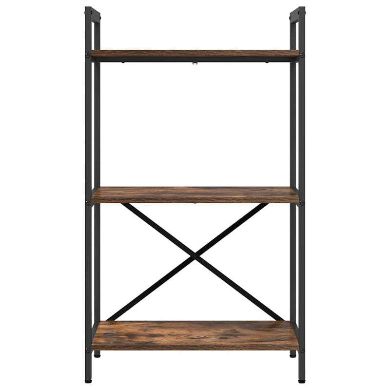 vidaXL Könyvespolc Füstölt tölgy 56 x 34 x 96 cm Faanyag