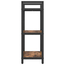 vidaXL Könyvespolc Füstölt tölgy 56 x 34 x 96 cm Faanyag