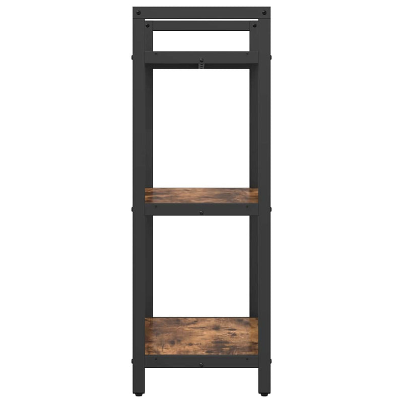 vidaXL Könyvespolc Füstölt tölgy 56 x 34 x 96 cm Faanyag