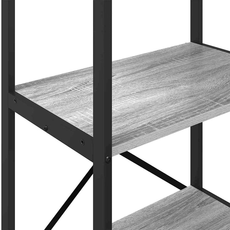 vidaXL Könyvespolc Szürke Sonoma 56 x 34 x 96 cm Faanyag