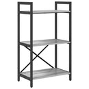 vidaXL Könyvespolc Szürke Sonoma 56 x 34 x 96 cm Faanyag