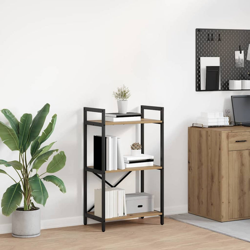 vidaXL Könyvespolc Artisan tölgy 56 x 34 x 96 cm Faanyag