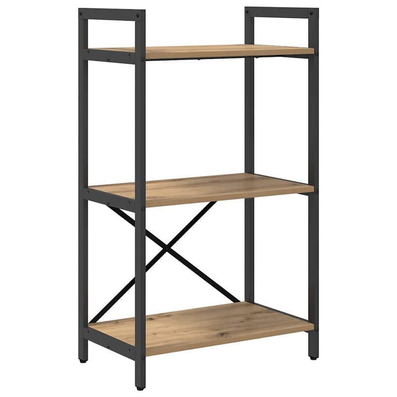 vidaXL Könyvespolc Artisan tölgy 56 x 34 x 96 cm Faanyag