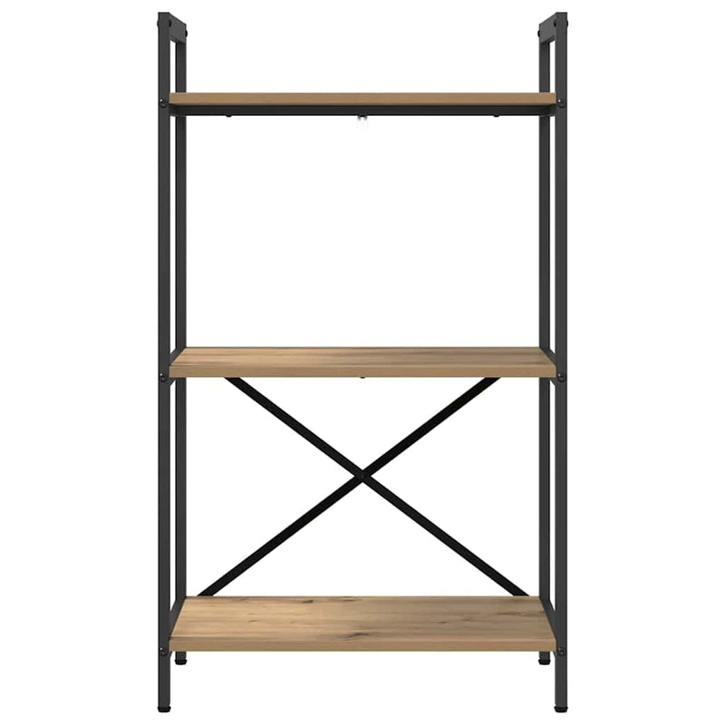 vidaXL Könyvespolc Artisan tölgy 56 x 34 x 96 cm Faanyag