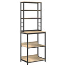 vidaXL Konyhai polc Sonoma tölgy 60 x 40 x 168 cm Faanyag