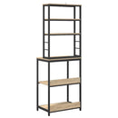 vidaXL Konyhai polc Sonoma tölgy 60 x 40 x 168 cm Faanyag