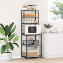 vidaXL Konyhai polc Szürke Sonoma 60 x 40 x 168 cm Faanyag