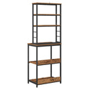 vidaXL Konyhai polc Öreg fa 60 x 40 x 168 cm Faanyag