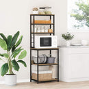 vidaXL Konyhai polc Artisan tölgy 60 x 40 x 168 cm Faanyag