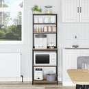 vidaXL Konyhai polc Artisan tölgy 60 x 40 x 168 cm Faanyag