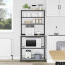 vidaXL Konyhai polc Szürke Sonoma 80 x 40 x 168 cm Faanyag