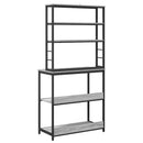 vidaXL Konyhai polc Szürke Sonoma 80 x 40 x 168 cm Faanyag