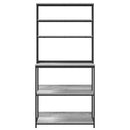 vidaXL Konyhai polc Szürke Sonoma 80 x 40 x 168 cm Faanyag