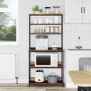 vidaXL Konyhai polc Öreg fa 80 x 40 x 168 cm Faanyag