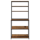 vidaXL Konyhai polc Öreg fa 80 x 40 x 168 cm Faanyag