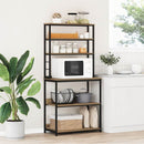 vidaXL Konyhai polc Artisan tölgy 80 x 40 x 168 cm Faanyag