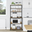 vidaXL Konyhai polc Artisan tölgy 80 x 40 x 168 cm Faanyag