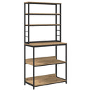 vidaXL Konyhai polc Artisan tölgy 80 x 40 x 168 cm Faanyag