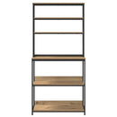 vidaXL Konyhai polc Artisan tölgy 80 x 40 x 168 cm Faanyag