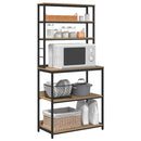 vidaXL Konyhai polc Artisan tölgy 80 x 40 x 168 cm Faanyag