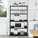 vidaXL Konyhai polc Fekete tölgy 100 x 40 x 168 cm Faanyag