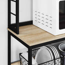 vidaXL Konyhai polc Sonoma tölgy 100 x 40 x 168 cm Faanyag