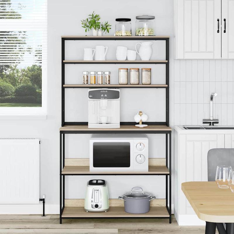 vidaXL Konyhai polc Sonoma tölgy 100 x 40 x 168 cm Faanyag