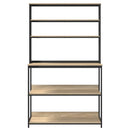 vidaXL Konyhai polc Sonoma tölgy 100 x 40 x 168 cm Faanyag