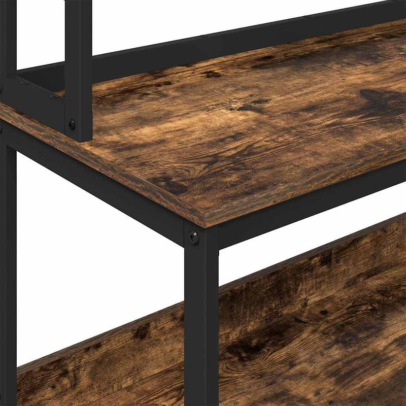 vidaXL Konyhai polc Füstölt tölgy 100 x 40 x 168 cm Faanyag